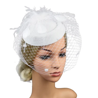 Net Veil Fascinator for Wedding