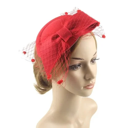 Bow Knot Headpiece with Mesh Detailing