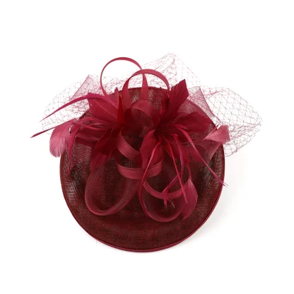 Elegant Disc Fascinator with Net Veil - Image 4