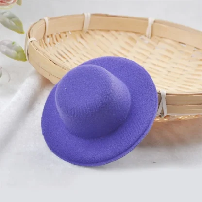 Solid Color Minimalist Cocktail Hat - Image 7