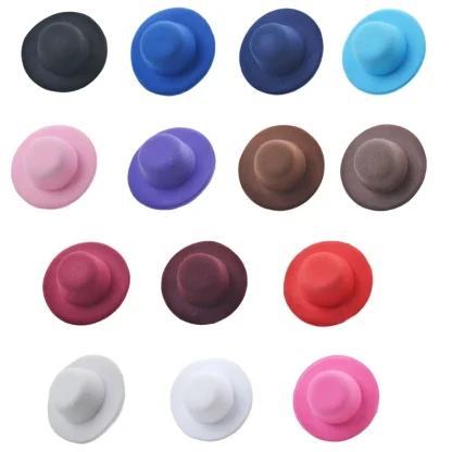 Solid Color Minimalist Cocktail Hat - Image 9