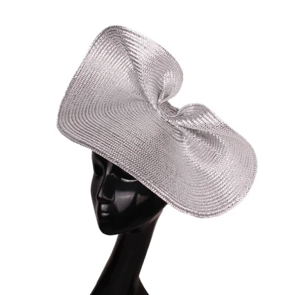 Modern Shiny Elegant Fascinator - Image 4