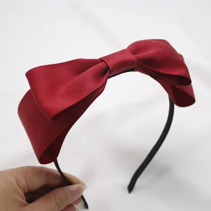 Double Layer Bow Headband Fascinator - Image 2