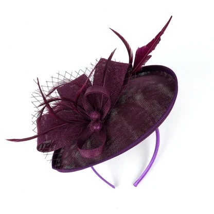 Solid Color Disk Fancy Headpiece - Image 3