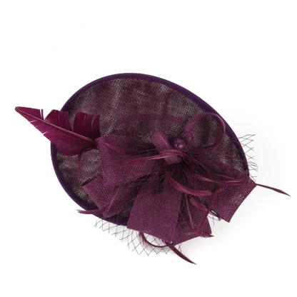 Solid Color Disk Fancy Headpiece - Image 4