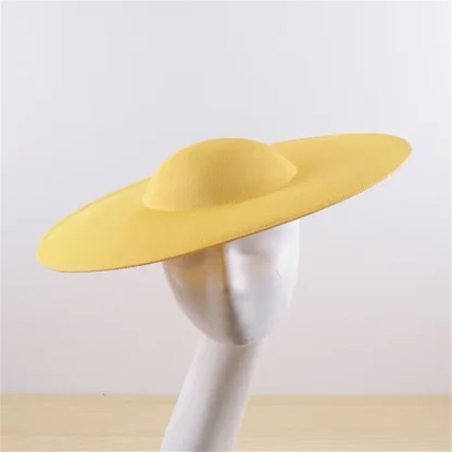 Large Simple Disc Headpiece with Round Design