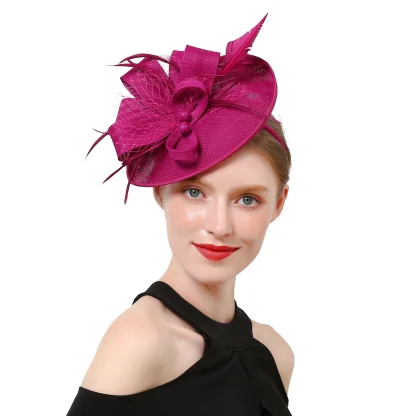 Solid Color Disk Fancy Headpiece - Image 2