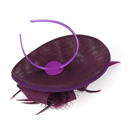 Solid Color Disk Fancy Headpiece - Image 5