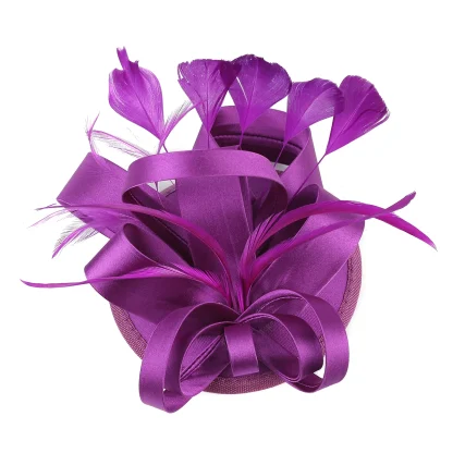 Stylish Fascinator with Multicolored Design - Image 7