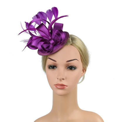 Stylish Fascinator with Multicolored Design - Image 10