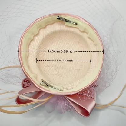 Retro Clip-on Fascinator with Elegant Design - Image 7