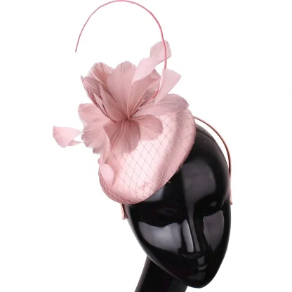 Floral Shiny Headpiece with Headband